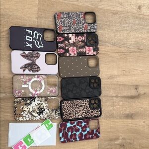 Stylish Patterned Phone Cases - Set of 10 IPHONE 14 PRO MAX